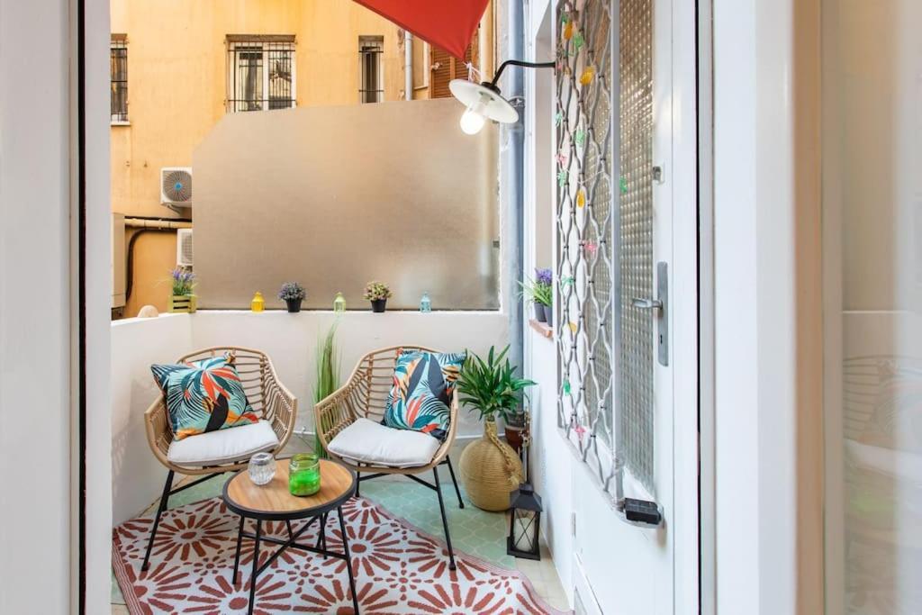 C6 - Studio Rue Felix Faure 2 Min Palais Festivals - Ac & Balcony カンヌ エクステリア 写真